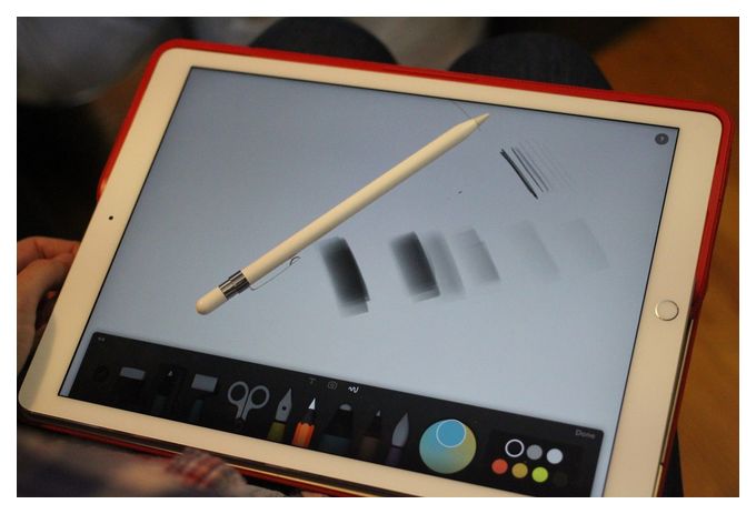 рисовать на фотографиях ipad