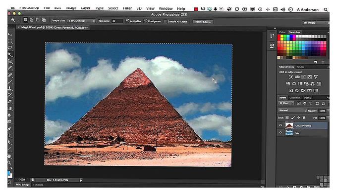 что делает волшебная палочка в фотошопе