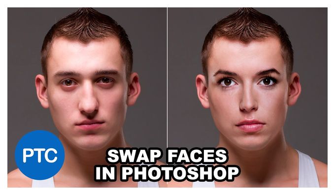 как отфотошопить лицо