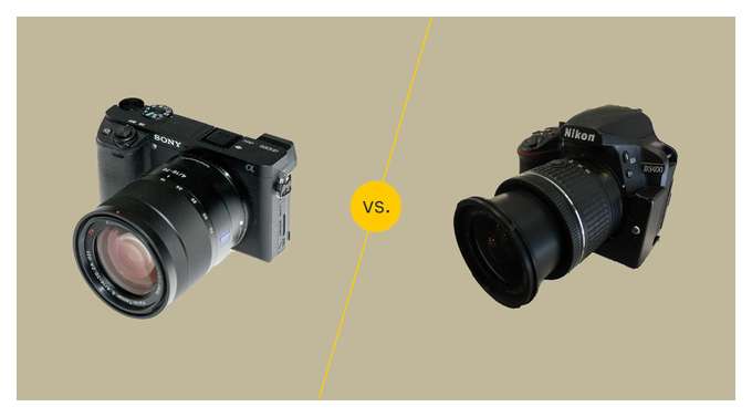 разница между зеркальной и цифровой камерой