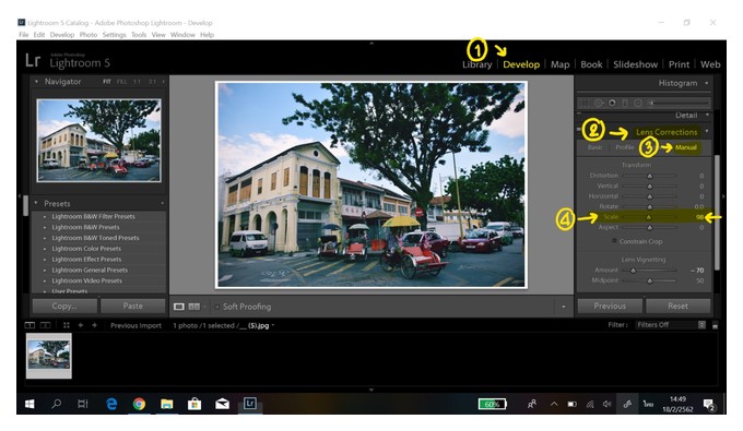 импорт пресетов lightroom