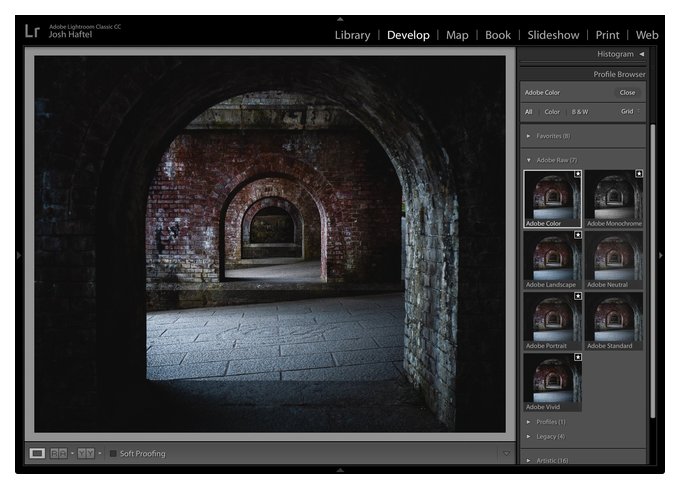 цветовой профиль lightroom