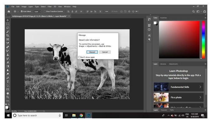 иконка корректирующего слоя фотошоп