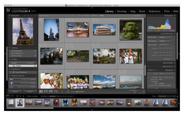 разные версии lightroom