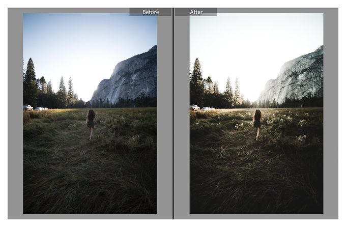 как добавить размытие в lightroom