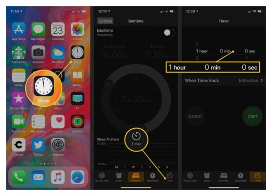 как сделать автоспуск на iphone