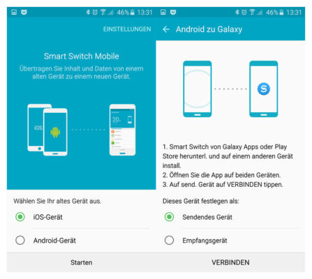 является ли samsung устройством ios