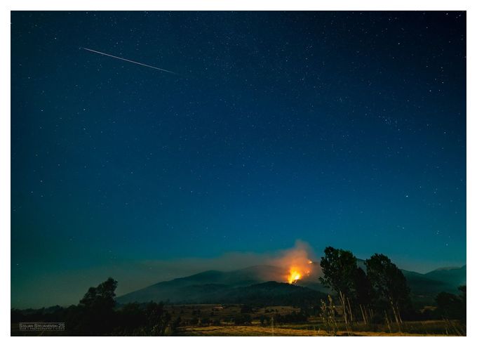 как фотографировать метеорный поток персеид