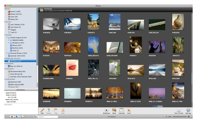 как загрузить фотографии в iphoto