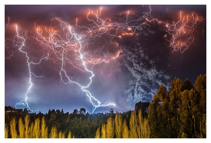фотографирование молний ночью