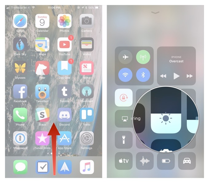 как изменить f stop на iphone