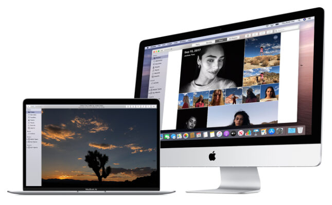 как выйти из фото на mac