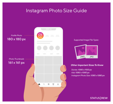 приложение для определения размера круга изображения профиля instagram