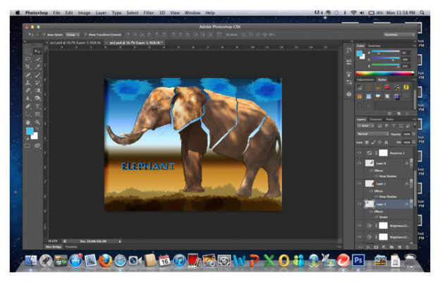 выборочный цвет photoshop cs6