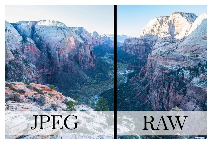 зачем снимать в jpeg, а не в raw