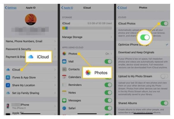 перенос фотографий на новый iphone без icloud