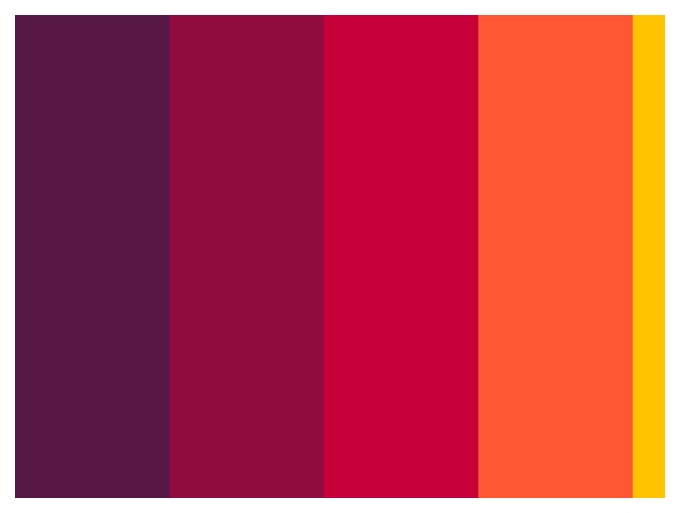 контрастный цвет по отношению к фиолетовому