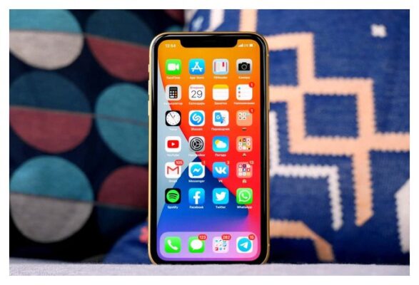 изменить изображение экрана iphone