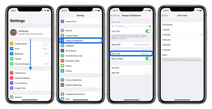как сделать таймер на iphone