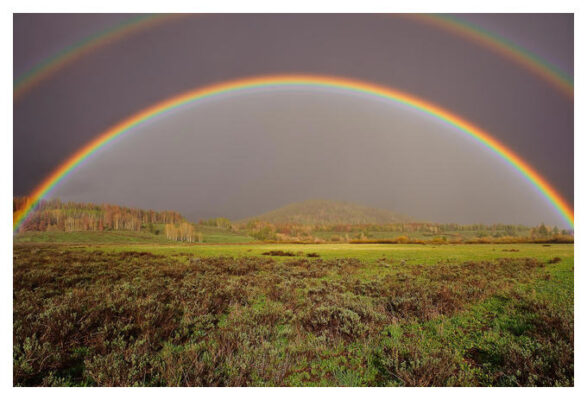 как фотографировать радугу