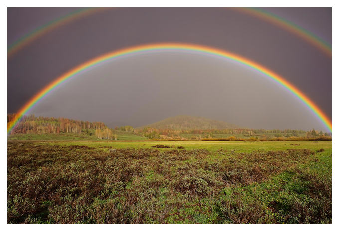 как фотографировать радугу
