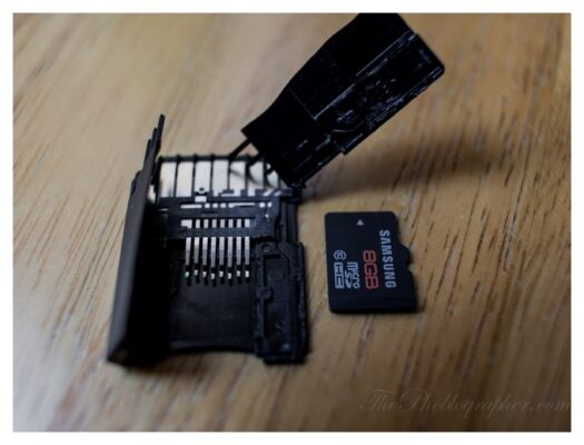 извлечение фотографий с sd-карты