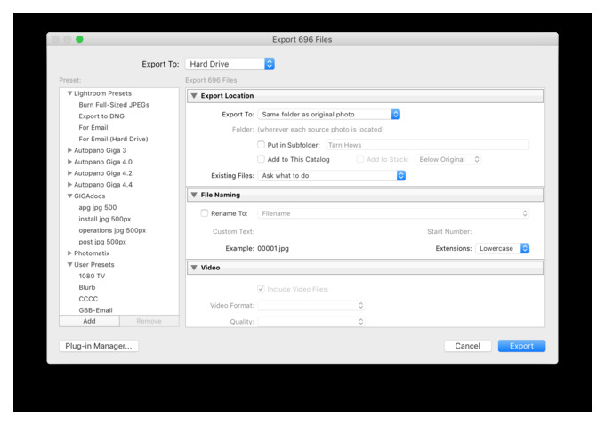 как восстановить каталог lightroom из резервной копии