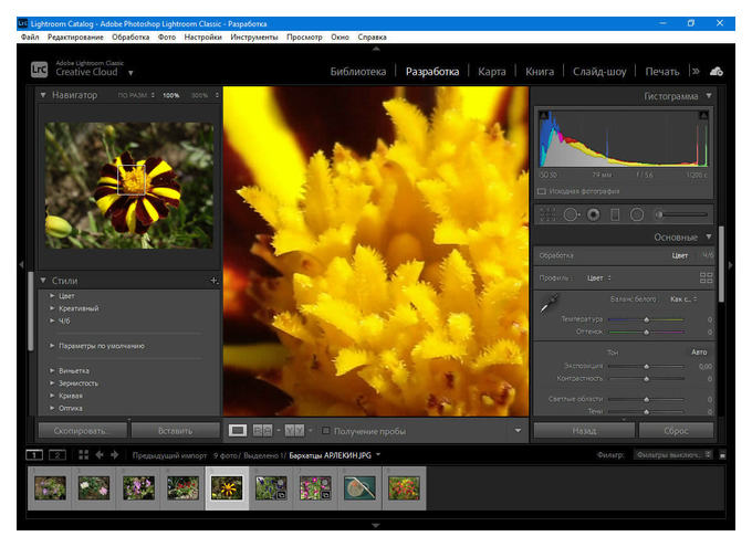 установка плагина для lightroom