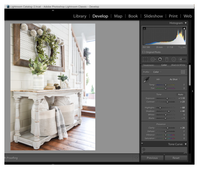 как освободить место в lightroom