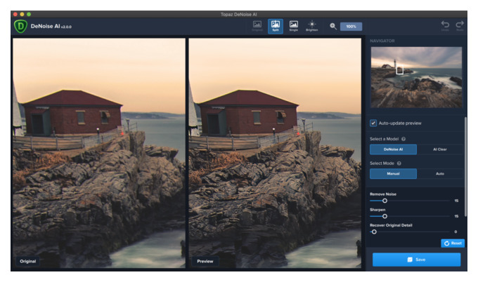 topaz denoise ai обзор