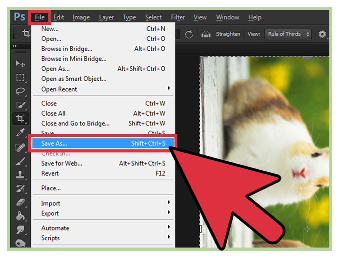 как вращать в photoshop cs6
