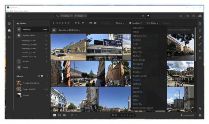 как организовать фотографии в lightroom