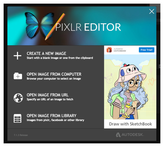 как изменить размер слоя в pixlr