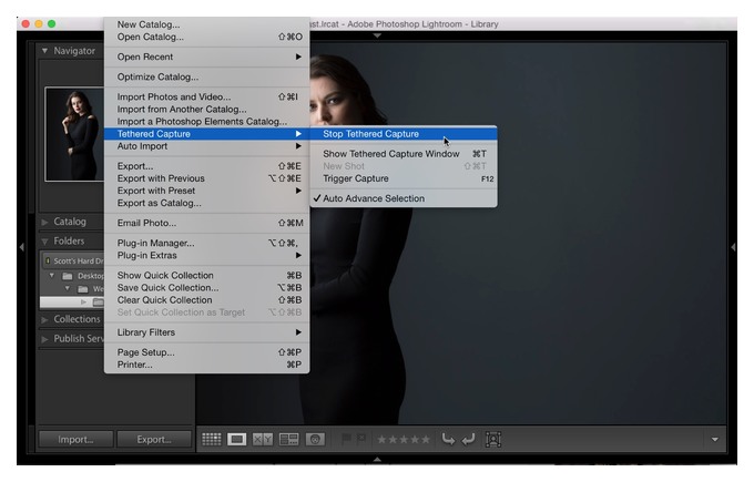 live view привязанный захват lightroom