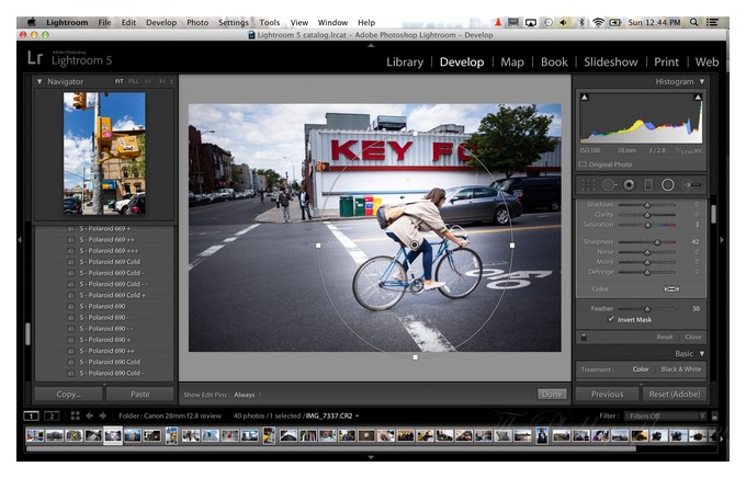 редактирование копий в lightroom