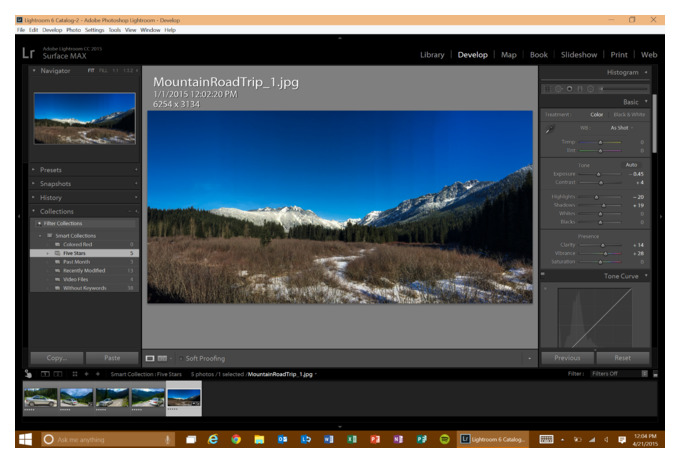редактирование нескольких фотографий в lightroom
