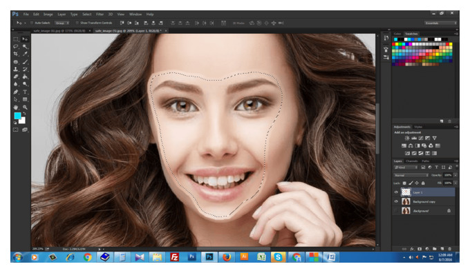 фотошоп как уменьшить слой